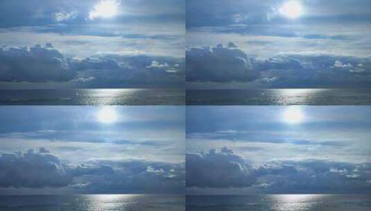 海边云层的延时摄影高清在线视频素材下载