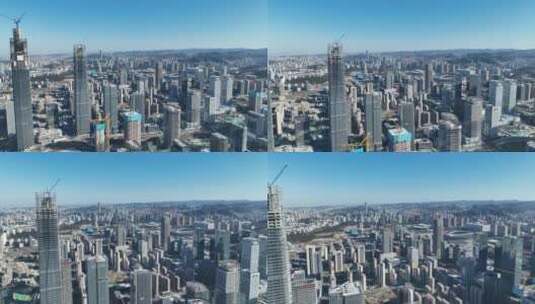 城市航拍高楼高清在线视频素材下载