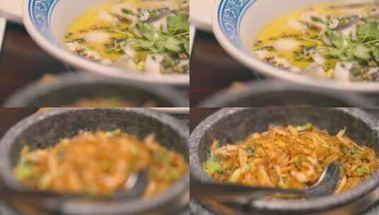 水煮鱼 石锅饭高清在线视频素材下载