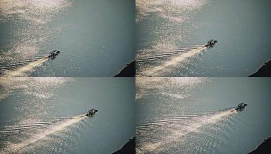 广西桂林漓江游船实拍航拍情绪意境空境高清在线视频素材下载