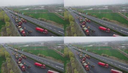 高速公路施工高清在线视频素材下载