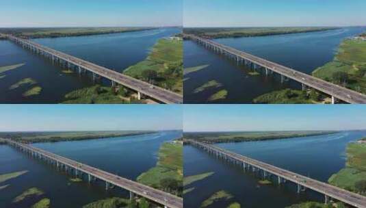 赫尔松市的桥高清在线视频素材下载
