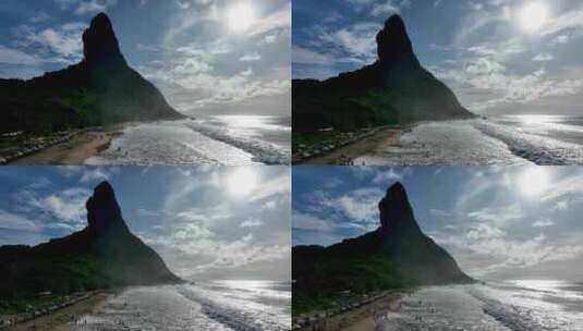 巴西伯南布哥州的海边高清在线视频素材下载