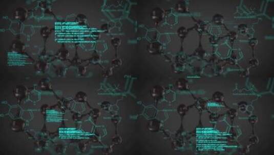 背景 生物学 分子 生物技术高清在线视频素材下载