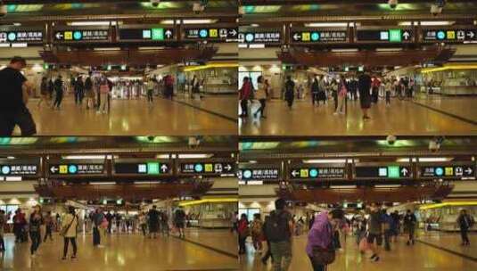 香港地铁站高清在线视频素材下载