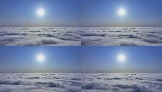 4K 日出 云海 纯净画面 云层高清在线视频素材下载
