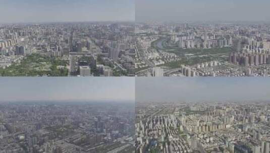 郑州城市大景高清在线视频素材下载