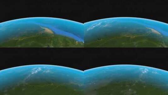 地球表面高清在线视频素材下载