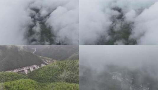 山上云海云雾缭绕高清在线视频素材下载