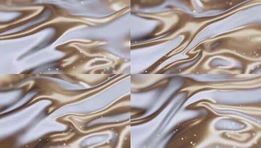 抽象金色液体漩涡背景高清在线视频素材下载