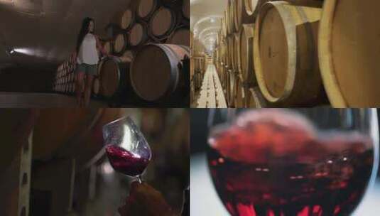 酿酒师测试葡萄酒宣传片视频素材空镜红酒高清在线视频素材下载