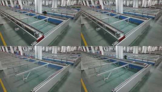 纺织厂羊绒衫服装厂纺纱车间高清在线视频素材下载