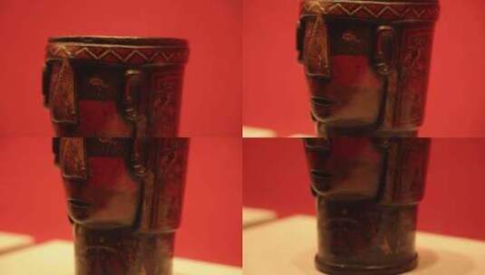 深圳市南山博物馆：印加帝国文物展览高清在线视频素材下载