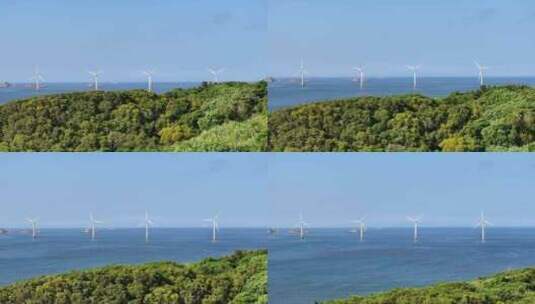 海上风力发电可持续发展高清在线视频素材下载