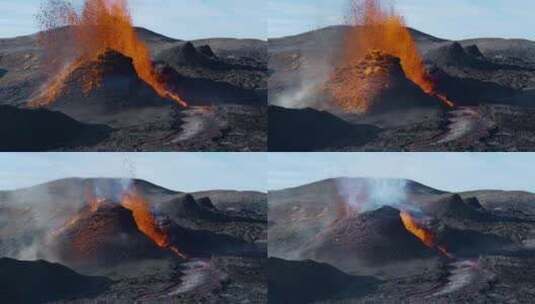 火山，熔岩，冰岛，Fagradalsfj高清在线视频素材下载