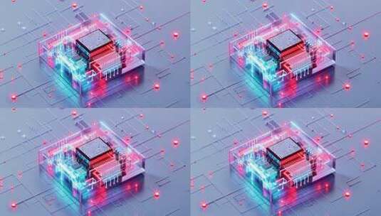 芯片半导体 集成电路高清在线视频素材下载