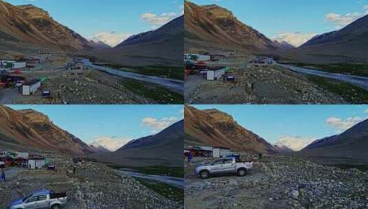 西藏珠峰大本营高清在线视频素材下载