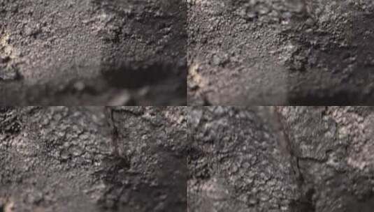 坑坑洼洼陨石火山岩高清在线视频素材下载