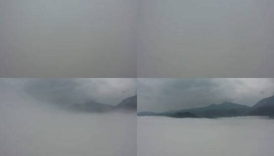 航拍南岳衡山绝美云雾高清在线视频素材下载