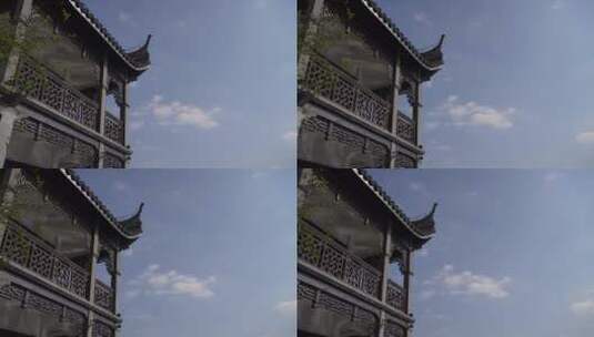 杭州西湖花港观鱼马一浮纪念馆高清在线视频素材下载