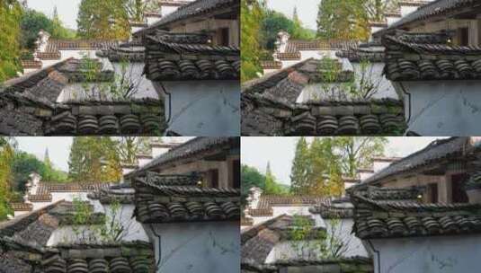 江南民居的马头墙高清在线视频素材下载