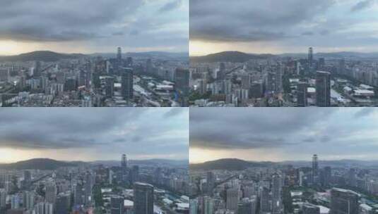 广州CBD航拍空镜高清在线视频素材下载