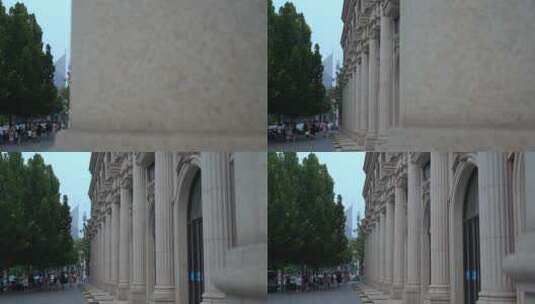 欧洲 罗马柱 意大利 建筑 城市 天津高清在线视频素材下载