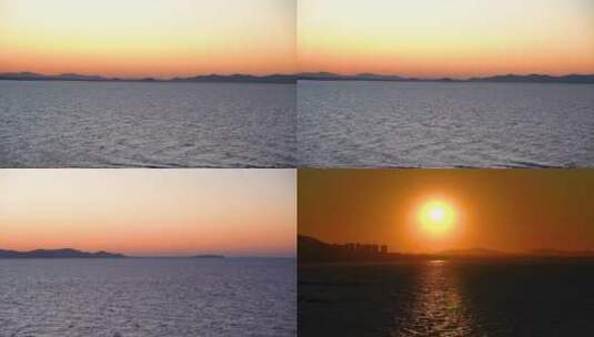 海岸 黄昏 日落 海边高清在线视频素材下载