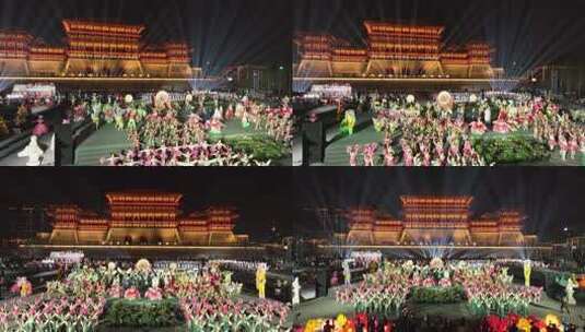 第40届中国洛阳牡丹文化节赏花启动仪式高清在线视频素材下载