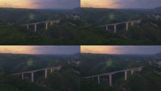 贵州毕威高速七星关大桥高清在线视频素材下载