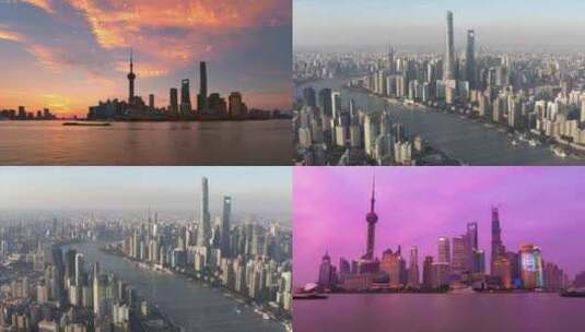 【合集】上海外滩城市建筑高清在线视频素材下载