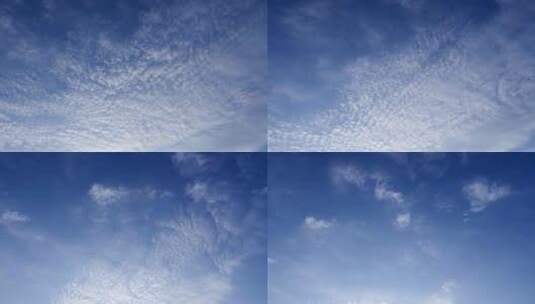 摄影白天的天空与蓬松的云视频循环高清在线视频素材下载