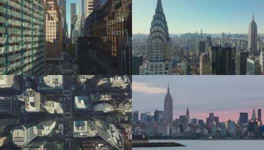 【合集】纽约摩天大楼城市建筑高清在线视频素材下载