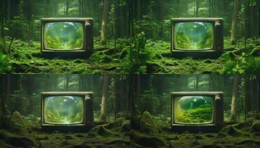 森林植物生长电视高清在线视频素材下载