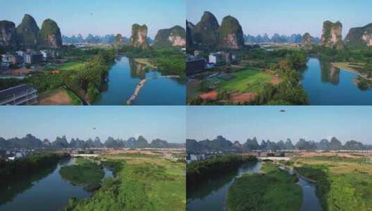 祖国山河壮丽美景高清在线视频素材下载