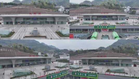 重庆-武隆-火车站高清在线视频素材下载