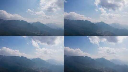 8K重庆武陵山大裂谷景区山峰山脉航拍延时高清在线视频素材下载