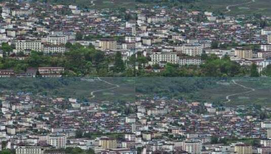 西藏林芝莲花圣地墨脱热带雨林云雾高空航拍高清在线视频素材下载