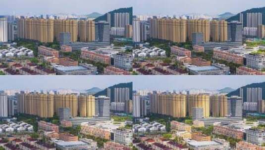 杭州城市建筑光影光线变化延时高清在线视频素材下载