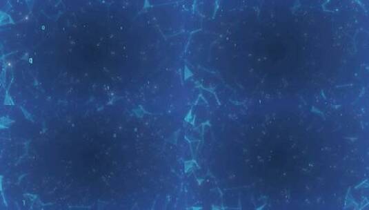唯美粒子星空背景穿梭素材01科技数字雨蓝色高清在线视频素材下载