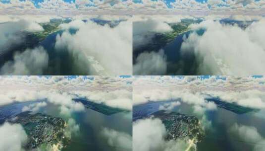 3D 三维航拍祖国大好河山高清在线视频素材下载