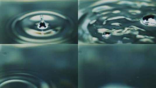 水滴的视觉效果高清AE视频素材下载