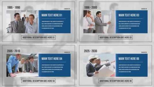 商务风公司活动介绍企业宣传片展示AE模板高清AE视频素材下载