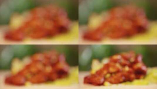 中华名菜番茄瓦块鱼高清在线视频素材下载