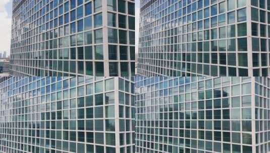 深圳百度国际大厦近景玻璃特写高清在线视频素材下载