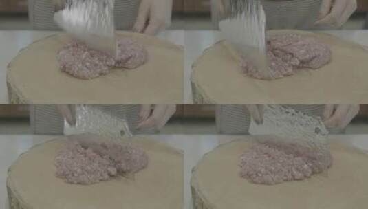 石锅炖豆腐LOG高清在线视频素材下载