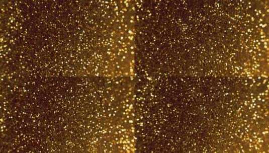 金色漂浮移动粒子颗粒光斑闪烁高清在线视频素材下载
