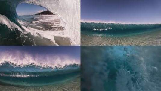 海浪合集高清在线视频素材下载