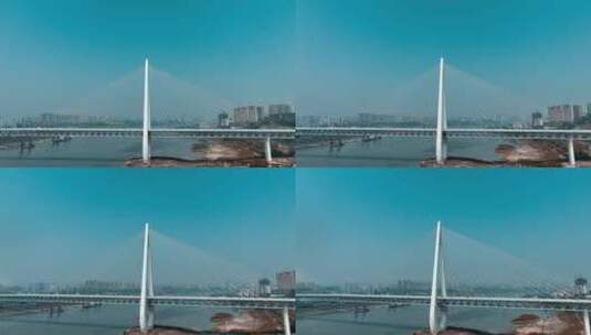 重庆白居寺大桥航拍高清在线视频素材下载