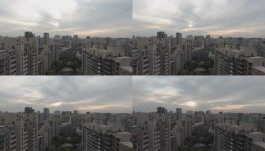 城市云层高清在线视频素材下载